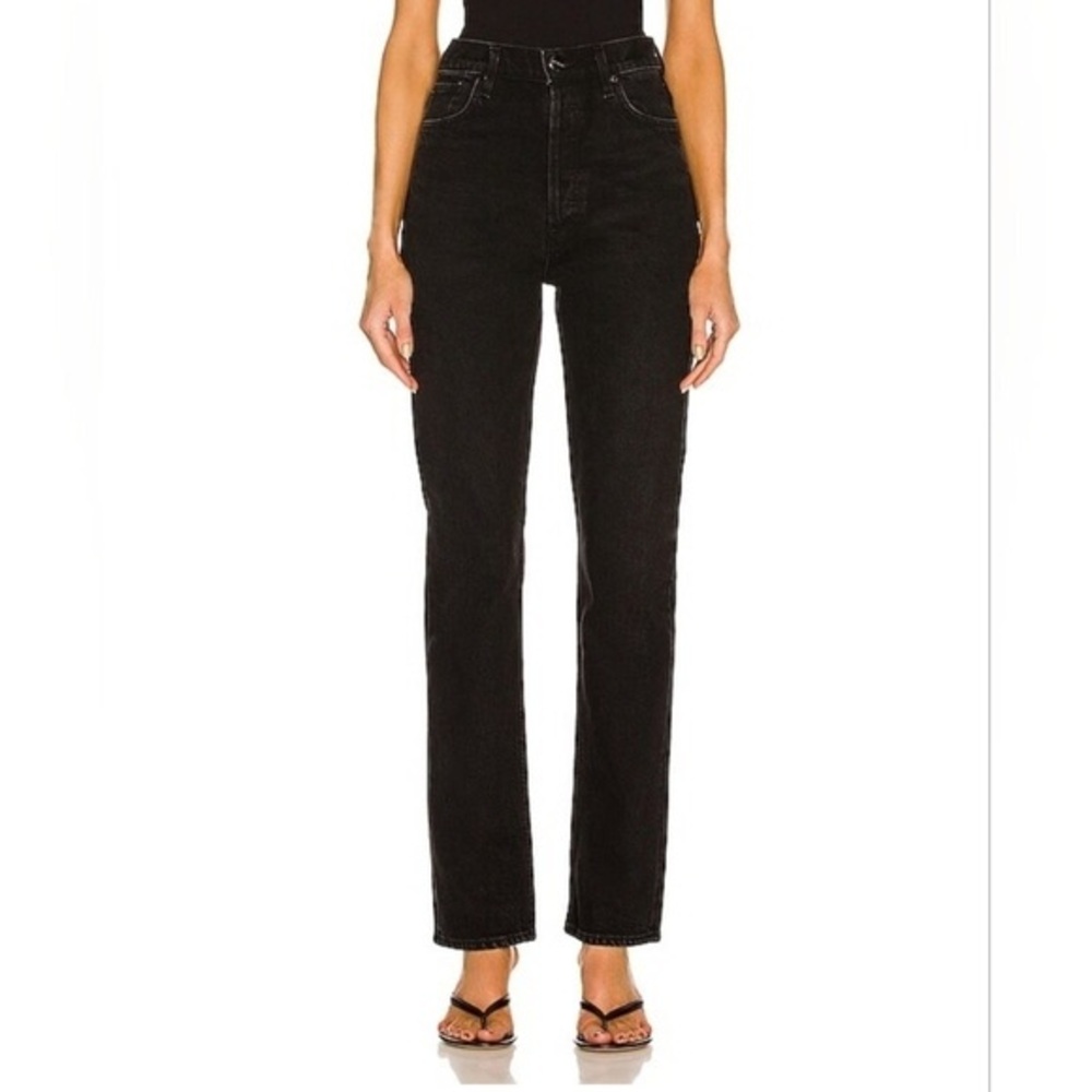 Goldsign Black Straight Leg Women's Jeans